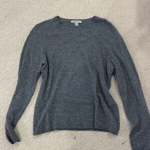 Classic Gray Women's Crew Neck Sweater